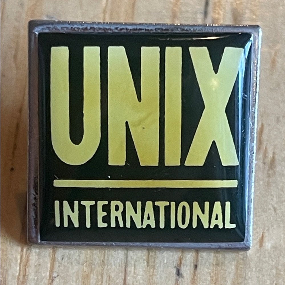 Yellow and Black Enamel Pin